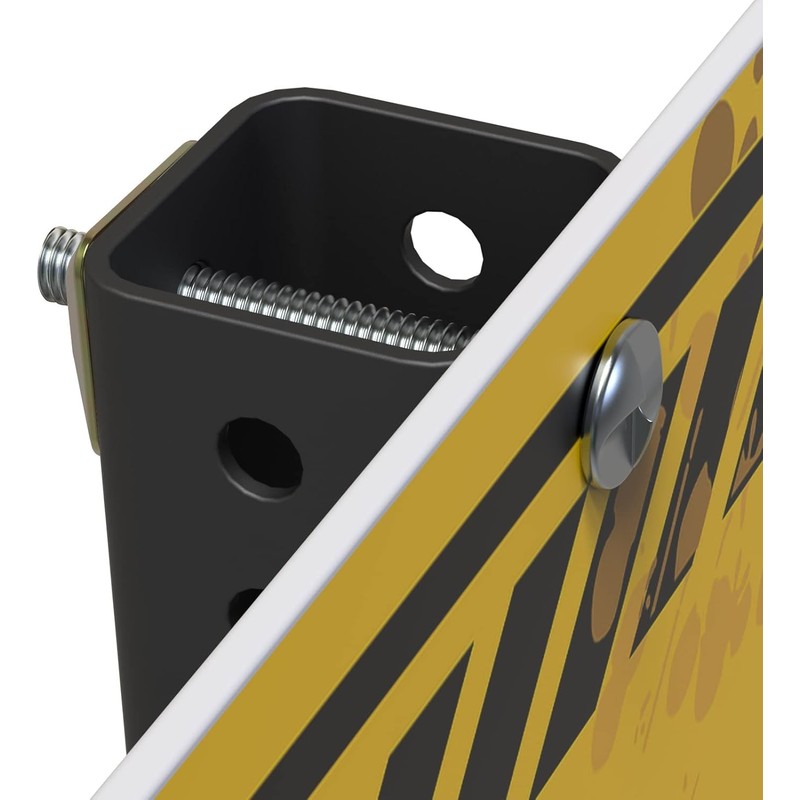 16 PCS Anti-Theft Post Attachment Kit Sign Mounting Hardware for