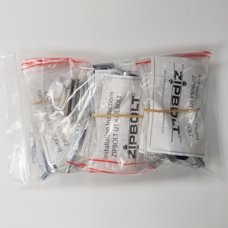 Stair Builder Pack - ZIPBOLT™ UT Rail Bolts (13.600) and