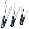 HINMAY 3 Pack Kitchen Tongs with Comfort-Grip Handle Heavy Duty
