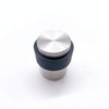 Door Stop Floor Mounted Concealed Fixing Flat Top Satin Stainless