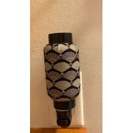 Cal Mart Gifts Japanese Fans Oriental Japanese Fabric Night Light Wall plug-in Home Decor Gifts