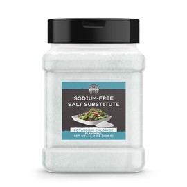 Birch & Meadow Sodium-Free Salt Substitute, 14.4 oz, Potassium Chloride, Salty Taste