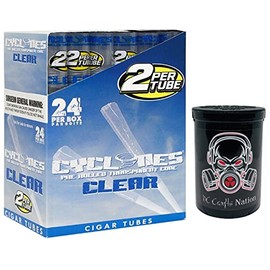 DC Crafts Nation Pop Lid Fresh Kettle with Cyclones Clear Natural 24 Count Box - Radioactive