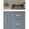 JIASENBAO 5 Pack Self- Adhesive Silver Cabinet Pulls 5-1/2" Length