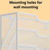 Kuntine.B Wall File Organizer Office Hanging Magazine Holder Wall File