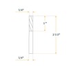 POWERTEC Router Inlay Kit, Solid Brass Router Bushing Guide Set