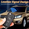 PNOOFR Car Key Casing, 3 Button Folding Car Remote Key,