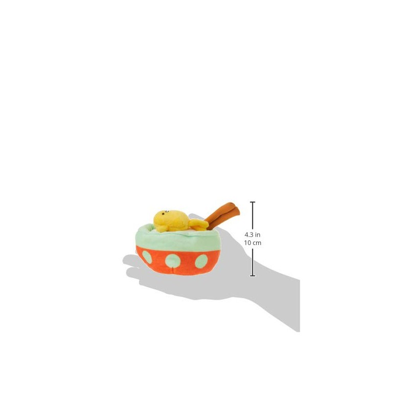 GUND Sanrio Gudetama the Lazy Egg Plush, Gudetama with Noodles,