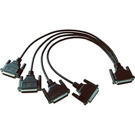 Moxa CBL-M44M25x4-50 - 4 Ports Male DB44 to Male DB25 Connection Cable, 50cm (CP-104UL/CP-134U/CP-134U-I only)