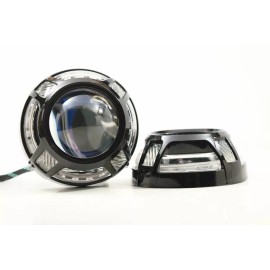 Morimoto Panamera Switchback LED 2.0 Projector Shroud Black ( one pair )
