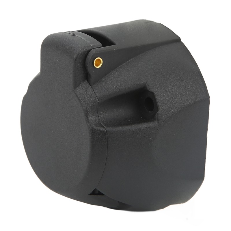 7 Pin Trailer Plug Socket with Gasket Bracket Kit Wiring