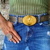 xinqida Texas Star Belt Buckle Western Cowboy Belt Buckle Novelty