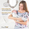 Mama Cheetah Organic Baby Swaddle Blanket, Adjustable Newborn Swaddle Sleep