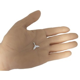 AFP AS-780 Maritime Whale Fin Pendant 925 Sterling Silver, Sterling Silver