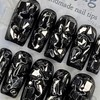 Completely full stone handmade nail tip pedi tip - Paddy