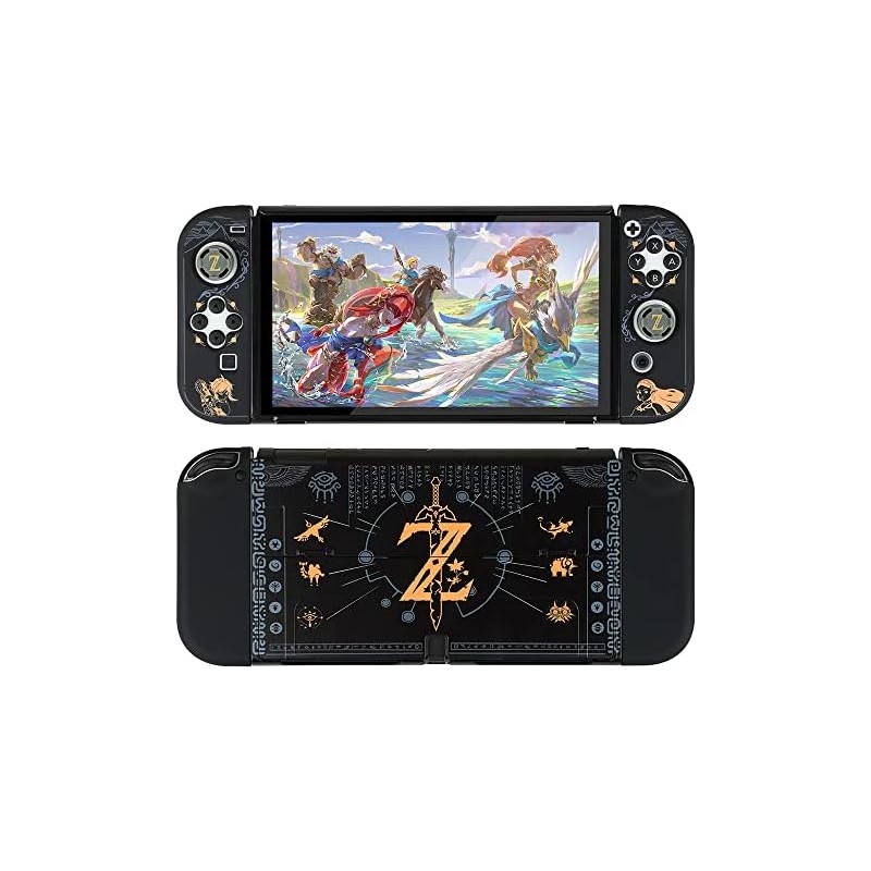 Dockable Protective Case Compatible with Switch OLED 2021, Hard Shell