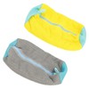 Shoe Laundry Bag Reusable Cylinder Soft Portable Zipper Shoe Washing
