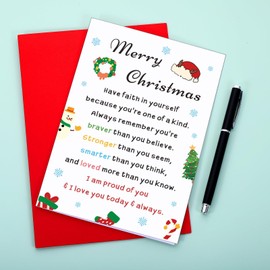 STVK Son and Daughter in Law Christmas Card Secret Santa Cards Most Popular Christmas Gifts 2025 Seasons Greetings Cards with Envelope for Teens Boys Girls Merry Xmas Card Trending Xmas Gifts For Teen