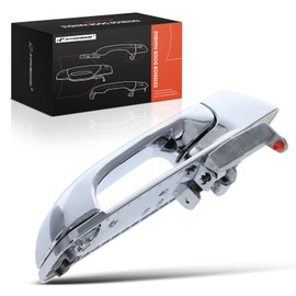 A-Premium Front or Rear Right Passenger Side Exterior Door Handle Compatible with Ram 1500, 1500 Classic, 2500, 3500, 4500, 5500 & Dodge Ram 1500, Ram 2500, Ram 3500, Chrome, Replace# 1GH261XRAACH