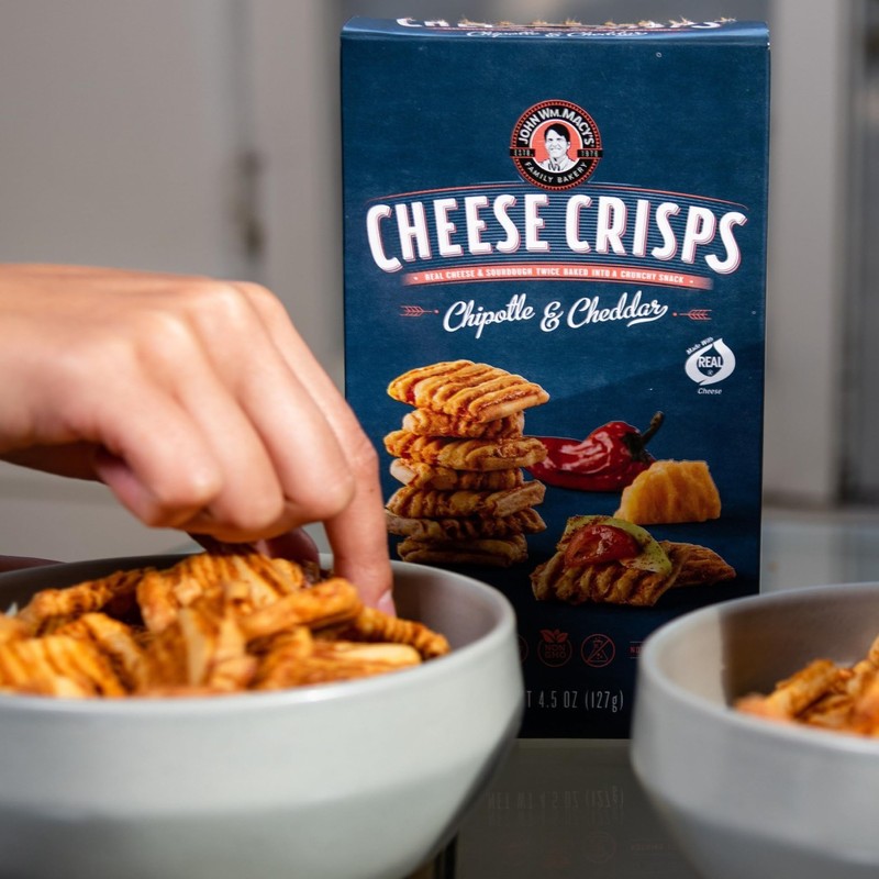 John Wm. Macy - Chipotle & Cheddar CheeseCrisps - Hand