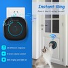 Soft Ring Blk Dog Bells to Go Outside - Wireless