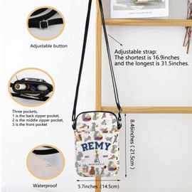 Remy Est.2007 Inspire Crossbody Bag Remy Quote Messenger Bag Mouse Chef Lover Shoulder Bag Ratatouille Rat Fans Gift (Remy 2007 CB CA)