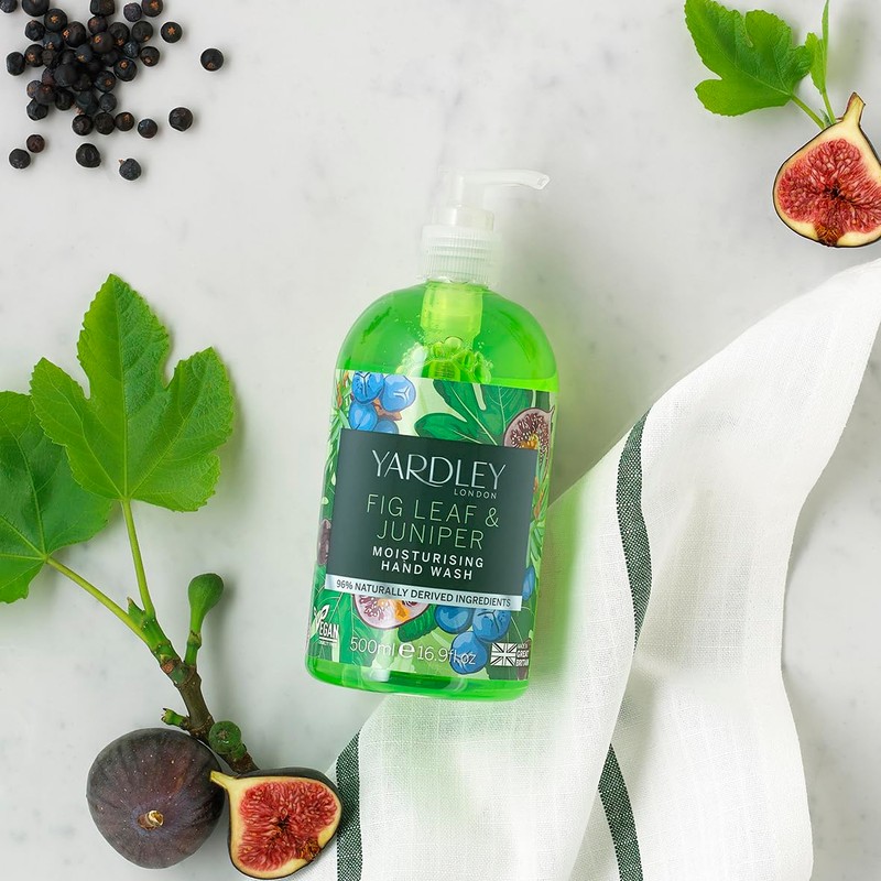 Yardley London Deluxe Fig Leaf and Juniper Botanical Hand Wash