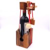 ROMBOL Bottle Safe, Elegant Wooden Thinking Game for Large Bottles,