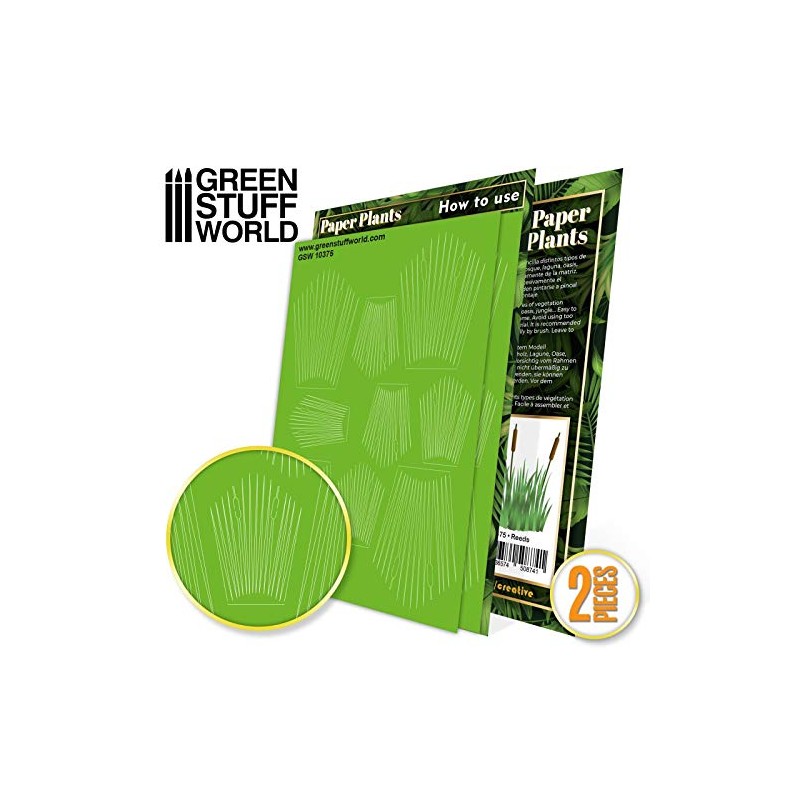 Green Stuff World Paper Plants - Reeds 10375