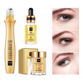Bioaqua - Aichun Trio Senana 24k Roll-on Perlas Serum Hidratación Antiojeras