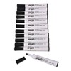 School Smart Dry Erase Marker, Low Odor, Chisel Tip, Black,