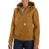Carhartt Women's Active Jacket WJ130 (Regular and Plus Sizes), Brown,