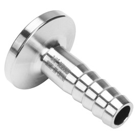 DERNORD 1/2" Tri Clamp to 3/8" Hose Barbed Adapter SUS304 Sanitary Hose Pipe Fitting (3/8 Inch Barb Hose)