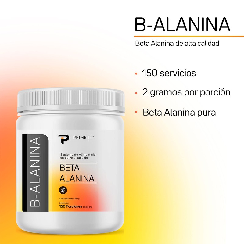 Beta Alanina 300 gramos de pura beta alanina polvo 150
