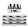 Ultra Thick Knotted Individual Cluster Eyelashes False Lashes Fabz Beauty