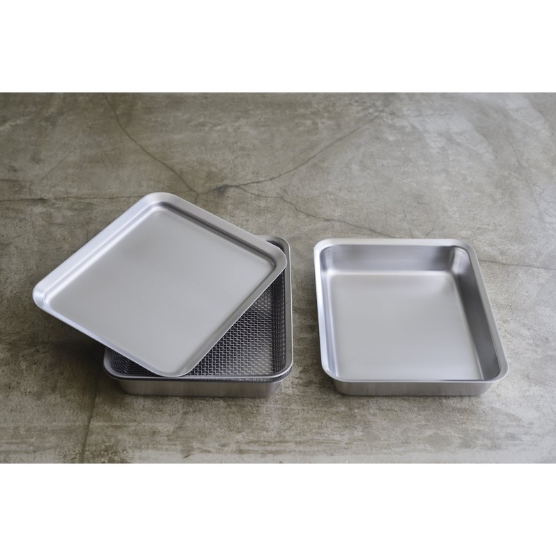 Wahei Freiz La Base Draining Basket, Stainless Steel Corners