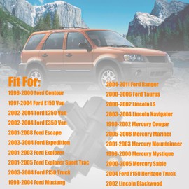 EGR Valve EGR3001 EGR Vacuum Solenoid Valve Fits for Ford F150 E150 E250 E350 Escape Expedition Explorer Taurus Lincoln Mercury Vacuum Control Valve, EGR Emissions Valve Replace OE F63Z9J459AA EVS58