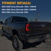 OKSIWA FULL LED Tail Light for 2003-2006 Chevy Silverado,Unique Shaped