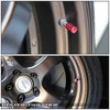Alloy Coated Thread Aluminum Silver Chrome Tire Valve Stem Caps