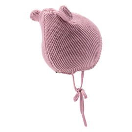 Sterntaler Knitted Cotton Hat (Organic) – GOTS Unisex Scarf Hat, rosewood