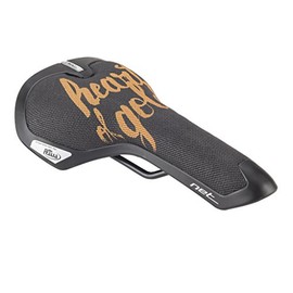 NET1 Net Heart bicycle saddle Unisex Adult, Gold