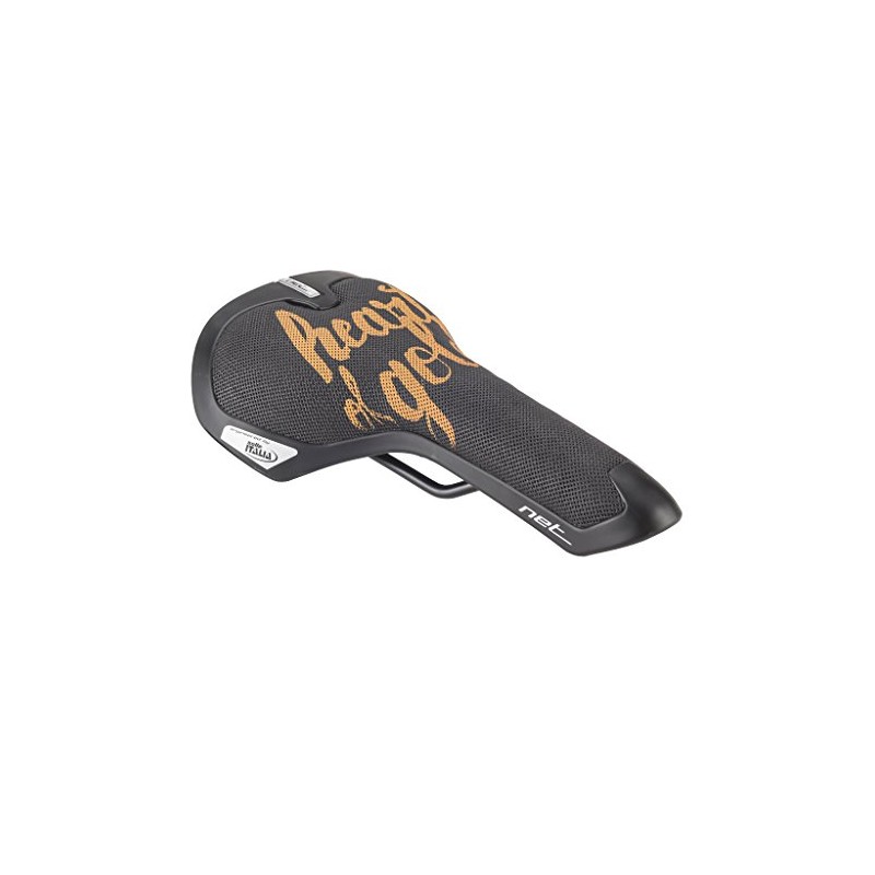 NET1 Net Heart bicycle saddle Unisex Adult, Gold