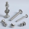 Krysay 1/4-20 x 1-1/4" Carriage Bolts 304 Stainless Steel 18-8,Round