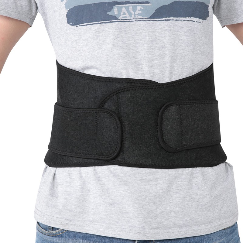 Belt Adjustable Waist Support Brace Fitness Gym Lumbar Back Waist