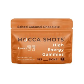 Mocca Shots Caffeine Gummies 200 mg caffeine per pack Seattle Gummy Company - Specification: Salted Caramel Chocolate (12-Pack)
