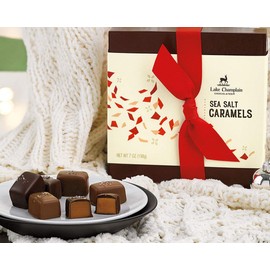 Lake Champlain Chocolates Assorted Sea Salt Caramels, 20 Pieces, 7 Ounces
