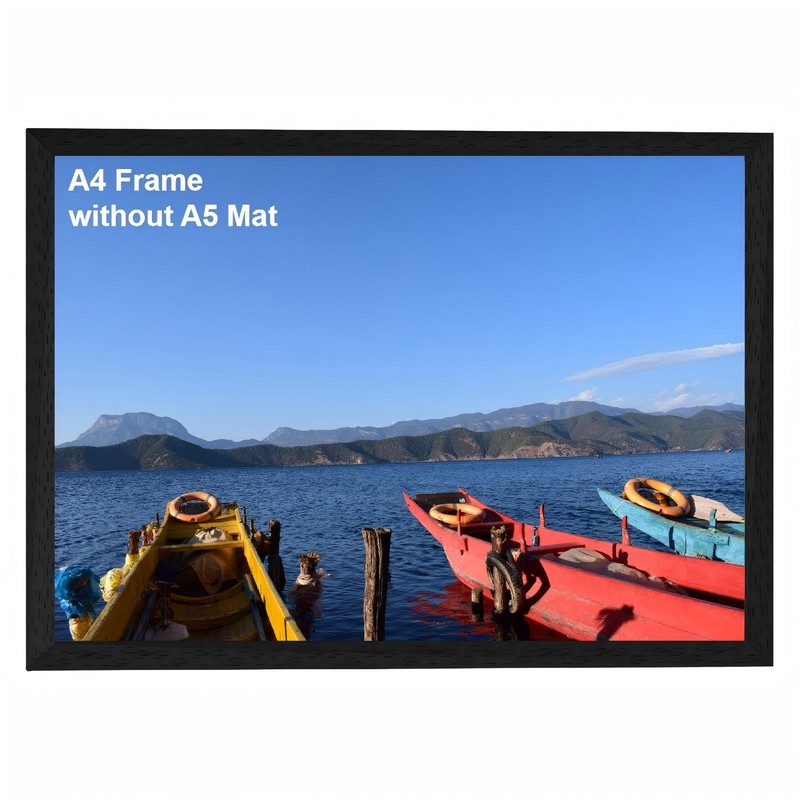 Szyeequoo A4 Picture Frame 2 Pack, 21x29.7cm Adjustable Horizontal/Vertical Display