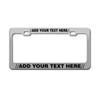Custom Made Metal Arial License Plate Frame Stainless Steel Car SUV Truck
