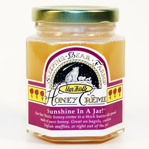 Star Thistle Honey Creme 8 oz. Jar - Case of