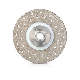 ZERICHIVE 5" Vacuum Brazed Diamond Blade with 5/8-11 Thread,Tile Grinding Blade for Grinding Beveling Shaping Rounding Granite,Porcelain,Tile,Stone,Marble,Quartz